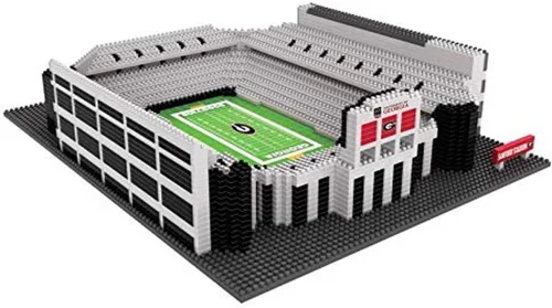 Vista 10 de FOCO NCAA Unisex NCAA College 3D BRXLZ Puzzle Team Football Stadium