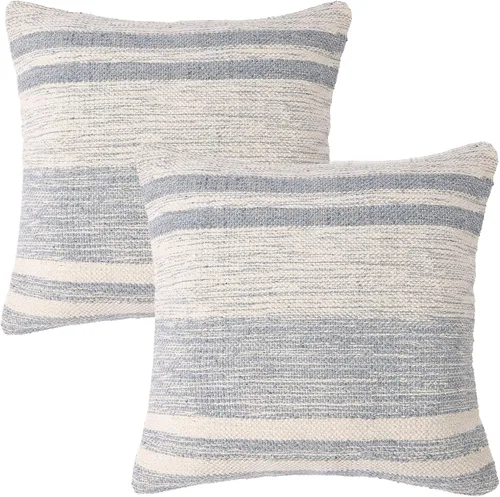 Vista 20 de REDEARTH · Fundas de cojín boho hechas a mano - Estilo chic bohemia de granja - Fundas de cojín tejidas para acento, interior y exterior, para sofá