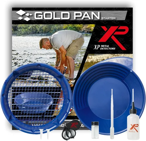 Vista 7 de XP METAL DETECTORS Kit de Batea de oro - Batea de plástico único con desfragmentador de materiales, ideal para prospección de oro