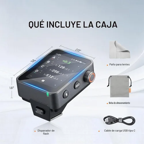 Vista 9 de Godox Disparador de flash X3 Pro C TTL para Canon (X3 actualizado 2026)