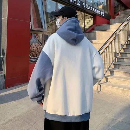 Vista 6 de Sudadera con capucha Kawaii de vaca de anime para hombres y mujeres, preppy Harajuku, letra japonesa, linda luz Academia Alt, dibujos animados