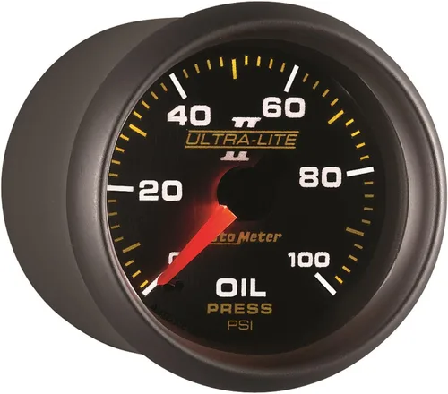 Vista 2 de Auto Meter 4921 Ultra-Lite II Manómetro de aceite 2.3125 pulgadas