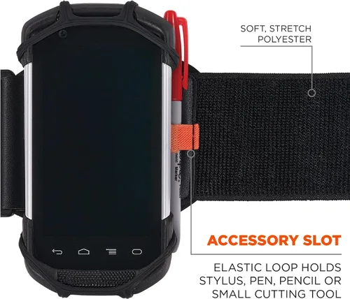 Vista 7 de Ergodyne Squids 5545 - Brazalete para escáner de pulsera, ajustable para teléfonos, escáneres, computadoras móviles, PDA