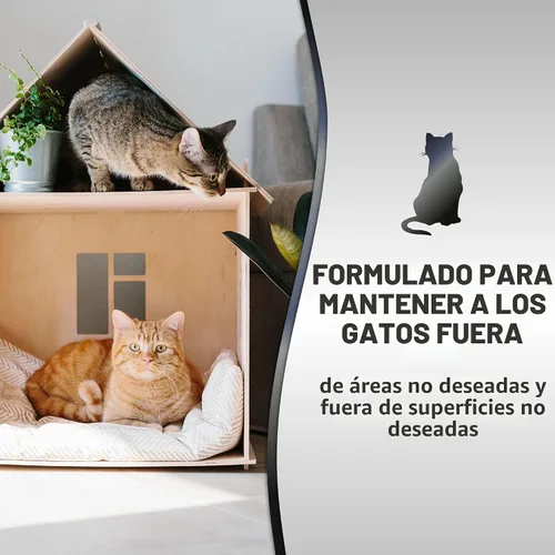 Vista 3 de Nature's Miracle Advanced Platinum Spray Repelente Pet Block para Gatos, 8 Onzas, Ayuda de Entrenamiento para Interiores para Gatos