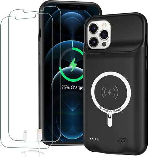 Vista 8 de Funda de batería para iPhone 6/6s/7/8/SE 2/3ª generación, cargador portátil de 10000 mAh, batería recargable, funda de carga compatible con iPhone