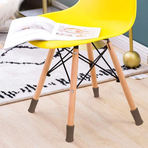 Vista 7 de Calcetines de lana tejida para muebles/protector de piso para patas de silla BCP, 16 unidades, 89000000000