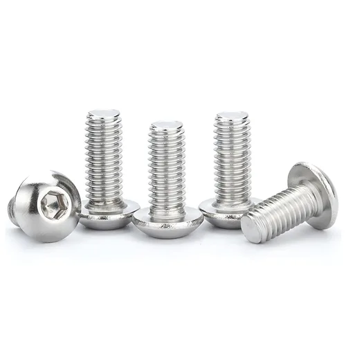 Vista 22 de Tornillo de Cabeza de Botón M3-0.5x12mm con Enchufe de Casquillo, Tornillos M3 de 12mm Métricas, Tornillos Allen Hexagonales, Acero Inoxidable