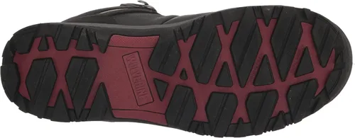 Vista 4 de WOLVERINE Botas de senderismo impermeables con punta de acero cincel 2 para mujer, Negro