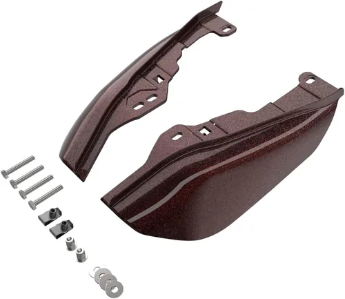 Vista 72 de Advanblack Deflectores de aire Road Glide de marco medio 2024 compatibles con Harley Touring Street Glide, Road King, Electra Glide, 2009-2025
