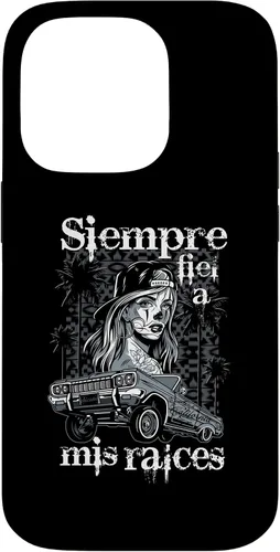 Vista 17 de iPhone 16 Chicana Style Lowrider Ropa Mujeres Mexicano-Americana Latina Case