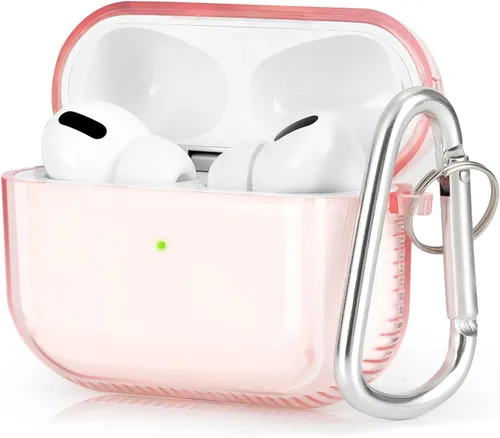 Vista 15 de KOREDA Funda Protectora Compatible con AirPods Pro y AirPods Pro 2 Estuche, Funda Protectora Completa Suave y Transparente a Prueba de Golpes