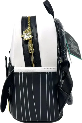 Vista 4 de Loungefly Exclusiva - Disney Nightmare Before Christmas Angry Jack Skellington Mini mochila, Negro -, Mini mochila