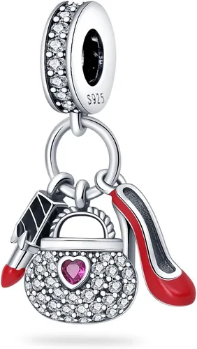 Vista 23 de KUNSIR Los abalorios se adaptan a pulseras Pandora para mujer, plata de ley 925, cuentas colgantes de joyería para niñas, dijes de feliz cumpleaños