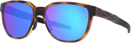 Vista 2 de Oakley Gafas de sol para hombre, marco negro pulido, lentes gris Prizm, 2.244in