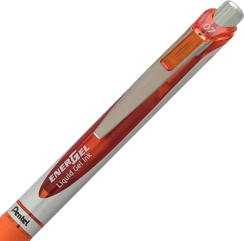 Vista 30 de Pentel EnerGel RTX - Bolígrafo de gel líquido retráctil, línea mediana, punta de metal, tinta de colores surtidos, paquete de 4 unidades (BL77BP4M)