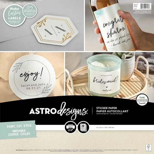 Vista 9 de AstroDesigns® Papel adhesivo para pizarra, 8.5 x 11 pulgadas, 24 libras, negro, 10 hojas completas (91756)
