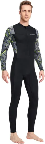 Vista 6 de Skins de buceo para mujeres y hombres, traje de baño de cuerpo completo, rashguard, piel de buceo, traje de neopreno delgado, de una pieza, manga