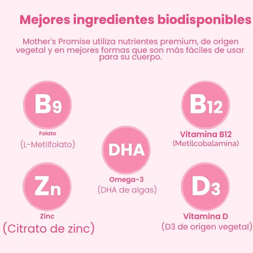 Vista 3 de Gomitas de vitaminas prenatales con DHA Vitaminas prenatales veganas para mujeres con Omega 3, metilfolato, colina y D3, vitaminas