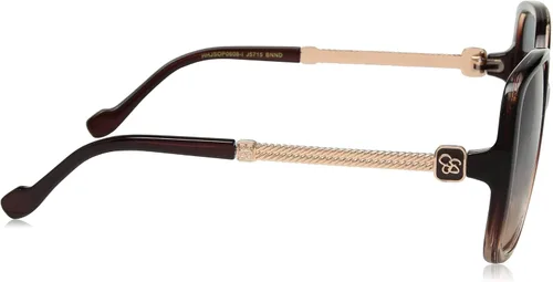 Vista 3 de Jessica Simpson Women's J5715 Square Sunglasses with Metal Temple and Uv400 Protection. Glam Gifts for Her, 65 Mm