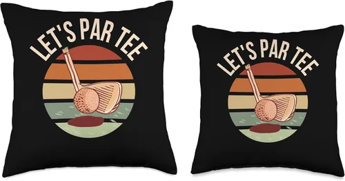 Vista 3 de Lets Par Tee Golf Almohada de tiro 16x16, multicolor