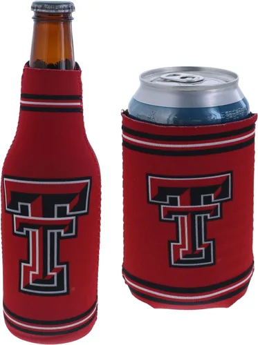 Vista 119 de College Team Color Logo Can & Bottle Holder Insulator Beverage Cooler Set