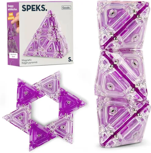 Vista 7 de Speks Geode - Juguete magnético para ansiedad Juguete sensorial de escritorio para adultos y adolescentes a partir de 14 años Regalo para Cobalto