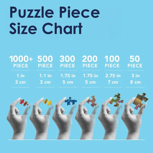 Vista 6 de Bits and Pieces Rompecabezas de 500 piezas para adultos, rompecabezas grandes de 15 x 19 pulgadas, 500 piezas de paisaje marino con diseño de faro