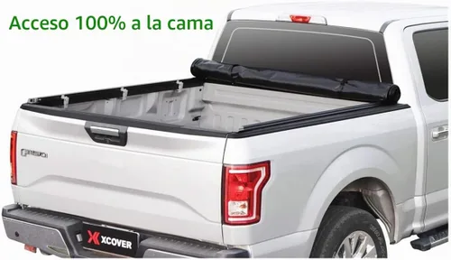 Vista 3 de XCOVER - Cubierta enrollable suave para Toyota Tacoma 2016-2023 con caja de 6 pies