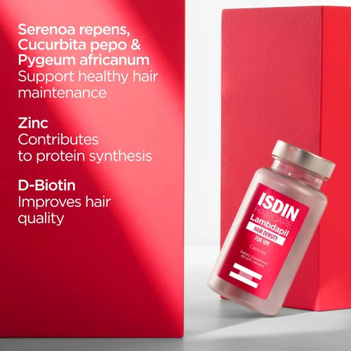 Vista 6 de ISDIN Lambdapil Hair Density Capsules For HIM