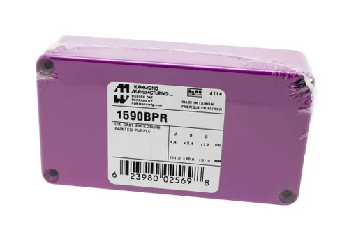 Vista 17 de Hammond Manufacturing 1590B DIECAST Caja 4.4X2.3X1.1 Plateado
