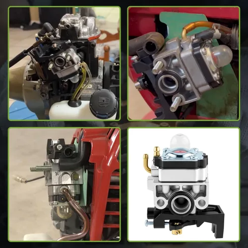 Vista 3 de Carburador GX35 HHT35 compatible con Honda GX25 GX25N GX25NT FG110 FG110K1 HHT25S motor de 4 ciclos sustituye a 16100-Z0H-825