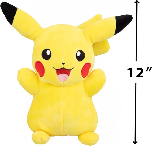 Vista 2 de Pokémon 95251 Pikachu de peluche grande de 12 pulgadas