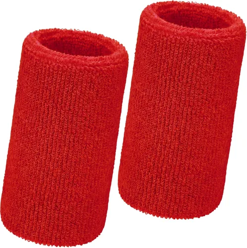 Vista 8 de WILLBOND 2 muñequeras de 6 pulgadas para hombres y mujeres, bandas de algodón atléticas de humedad para tenis, baloncesto, correr