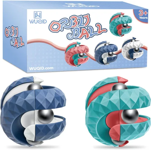 Vista 11 de Orbiit - Juguete de bola de rompecabezas Infinitycube, juguete giratorio, circuito infinito de cambio inverso, juegos de rompecabezas novedosos