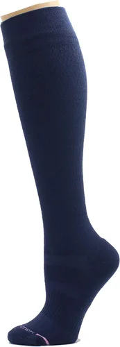 Vista 4 de Dr. Motion Calcetines deportivos graduados de compresión para mujer, 3 pares con hilo absorbente Sorbtek