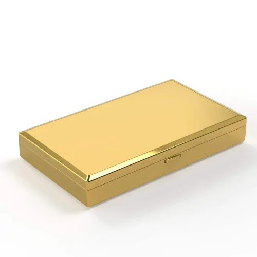 Vista 7 de Báscula digital Gram 7.05 oz x 0.00 oz, báscula de bolsillo chapada en titanio dorado con pantalla LCD retroiluminada, 6 unidades, tara, apagado
