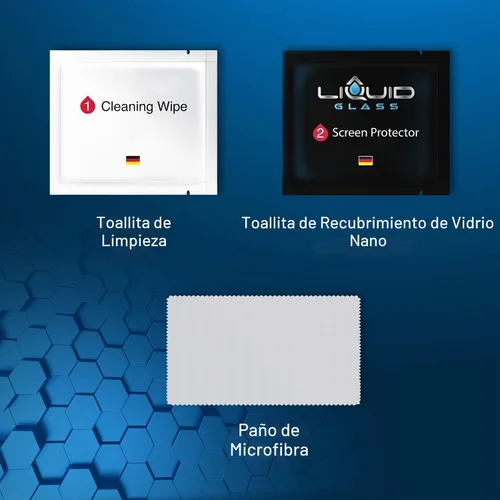 Vista 2 de LIQUID GLASS Protector de pantalla con cobertura de $500 Nano protección resistente a arañazos e inastillables para todos los teléfonos, tabletas