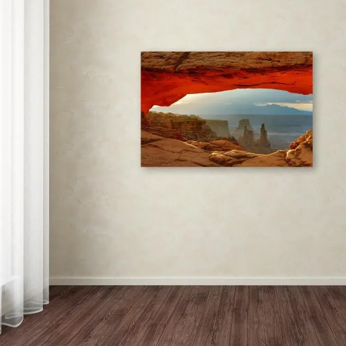 Vista 3 de Trademark Fine Art Decoración de pared Canyonlands Mesa Arch