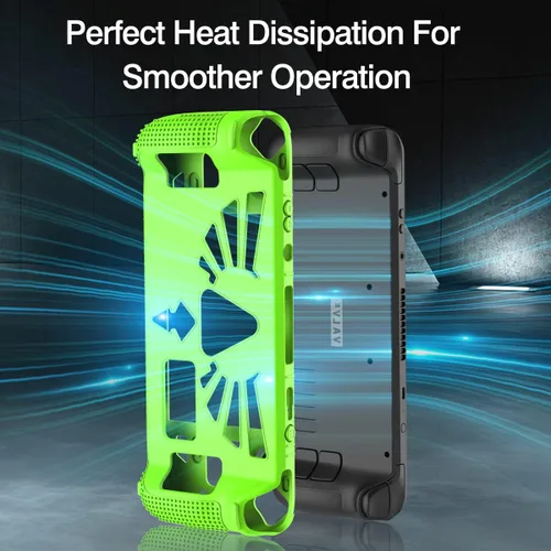 Vista 4 de SUIHUOJI Funda protectora de pie para cubierta de vapor protector de accesorios de silicona grueso cubierta suave con 2 pares de agarres