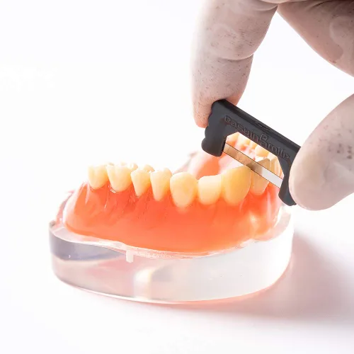 Vista 6 de SNAWOP Tiras interproximales dentales 10PC Ortodoncia Reducción de esmalte Kit de pulido IPR/IR (gris)