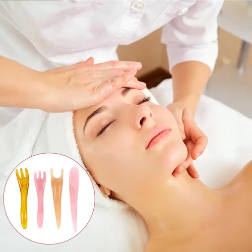 Vista 2 de Healifty 4 piezas portátil aliviar el cuerpo herramienta natural palo tablero garra cuero cabelludo gua raspado punto relajante piel guasha -garra