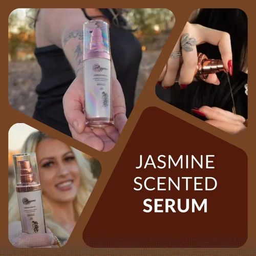 Vista 3 de Suero capilar para el crecimiento, reparación, antiencrespamiento y peinado, fórmula nutritiva y fortalecedora con aroma a jazmín para mujeres