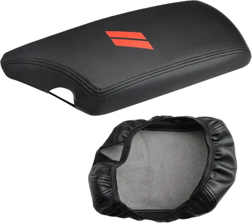 Vista 6 de INTGET Funda de Reposabrazos de Consola Central de Coche para Accesorios Dodge Challenger 2023 2022 2021 2020 2019 2018 2017 2016 2015 Funda