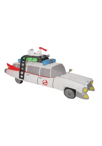 Vista 8 de Decoración Inflable Retro Ecto-1 de Ghostbusters para Halloween Multicolor