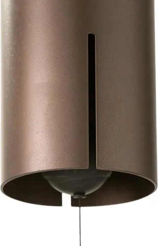 Vista 6 de Woodstock Campana de viento heroica de cobre antiguo grande (40 pulgadas) de resonancia profunda, campanilla de viento serenidad, decoración al aire