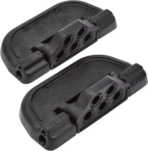 Vista 2 de Kuryakyn 4357 Componente de Control de Pie para Motocicleta: Plataformas Plegables Estriadas para Estriberas de Conductor o Pasajero, Negro Rugoso