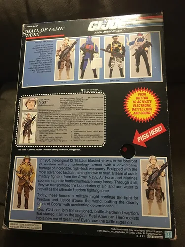 Vista 2 de GI Joe Hall of Fame Duke - Figura de acción electrónica de 12 pulgadas