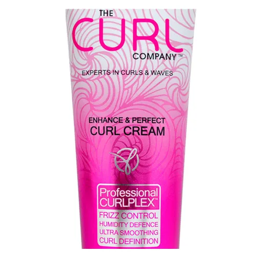 Vista 2 de The Curl Company Crema para rizos Enhance & Perfect (6.8 fl oz) - Formulada profesionalmente con Curplex nutritivo con aceite de moringa. Expertos