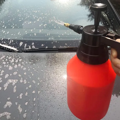 Vista 5 de POLYTE Pulverizador de presión con bomba de una mano con boquilla ajustable