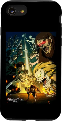 Vista 18 de Attack on Titan Funda de anime para iPhone 17 de temporada final de temporada 4